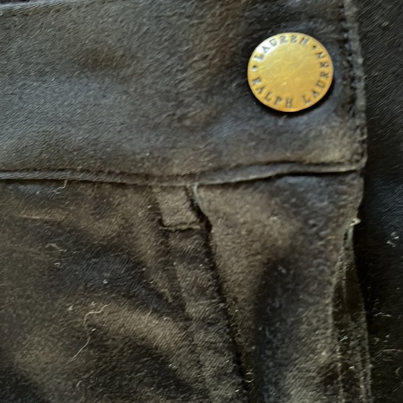 Ralph Lauren  pants  Midrise charcoal dress slacks / Front slash Pockets  Sz. 6P - Picture 10 of 11